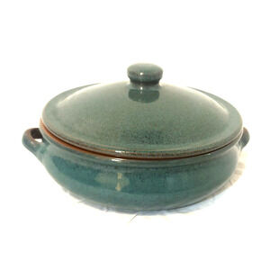 Brown's Pottery Arden N.C. 48 Covered Double Handle Casserole Dish